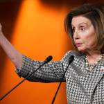 Speaker of the House Nancy Pelosi, of Calif., speaks to the media, Thursday, March 3, 2020, on Capitol Hill in Washington. (AP Photo/Mariam Zuhaib)
