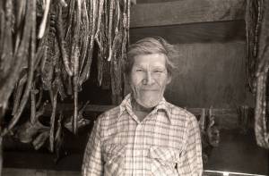 A photo by Lisa Williams of Peter Anahanok Sr., part of her show at the Pratt Museum & Park in Homer, Alaska. (Photo provided/Pratt Museum & Park))
