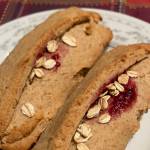 These strawberry grain bars with zero processed sugar and a few nutrient-rich ingredients provide a healthy snack. (Photo by Tressa Dale/Peninsula Clarion)