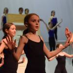 Performers prepare for the Forever Dance company showcase Among Dreams during a rehearsal on Tuesday, March 22, 2022, at the Renee C. Henderson Auditorium in Kenai, Alaska. (Camille Botello/Peninsula Clarion)