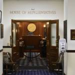 A floor session of the Alaska House of Representatives was canceled on Monday, March 28, 2022, after some lawmakers refused to wear face masks in the chamber. House Speaker Louise Stutes, R-Kodiak, reinstated the masking rule for the floor after several members of the body tested positive for COVID-19. (Peter Segall / Juneau Empire)