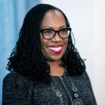 AP Photo/J. Scott Applewhite
Supreme Court nominee Ketanji Brown Jackson smiles during a meeting with Sen. Tammy Baldwin, D-Wis., at the Capitol in Washington, Monday, March 28, 2022. Following Judge Jacksons confirmation hearing last week, the Senate Judiciary Committee meets today to begin moving her nomination to the floor but Republicans on the panel are expected to delay the process.