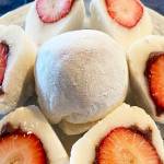 Strawberries and red bean paste fill these delicate mochi desserts. (Photo by Tressa Dale/Peninsula Clarion)