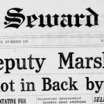 Page from Seward daily gateway. (Alaska State Library, Archives and Museum, Juneau, A.K.)