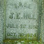 A headstone for J.E. Hill is photographhed in Anchorage, Alaska. (Findagrave.com)
