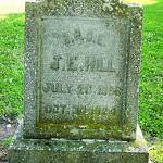 A headstone for J.E. Hill is photographhed in Anchorage, Alaska. (Findagrave.com)