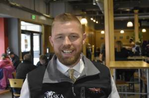 Peter Segall / Juneau Empire
State Sen. Josh Revak, R-Anchorage, sat down with the Empire in Juneau on Friday to discuss his bid for Alaskas lone seat in the U.S. House of Representatives. Revak was personally close with the late Don Young, and has earned the endorsement of Youngs widow.