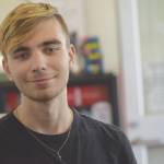 Camille Botello/Peninsula Clarion
Riley Updike works at My Alaskan Gifts in the Kenai Municipal Airport.