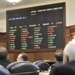 Peter Segall / Juneau Empire
Members of the Alaska House of Representatives on Saturday rejected the budget bill passed by the Senate earlier in the week. The bill will now go to a bicameral committee for negotiations, but the end of the legislative session is Wednesday.