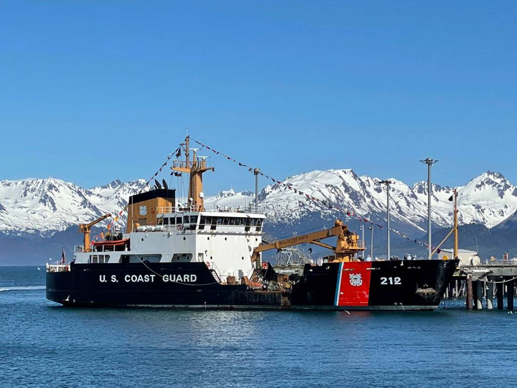 Having made its maiden voyage to Homer in 2003, the USCGC Hickory left Homer on Friday, May 20, 2022, on its way to Baltimore, Maryland, where it will be refurbished before heading to Guam. In December, the USCGC Aspen will arrive in Homer to take the Hickorys place. (Photo by McKibben Jackinsky)