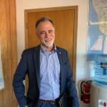 Sen. Peter Micciche, R-Soldotna, stands in the Peninsula Clarion offices on Wednesday, May 25, 2022, in Kenai, Alaska. (Ashlyn OHara/Peninsula Clarion)