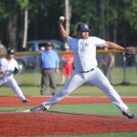 Soldotna starter Atticius Gibson fires a pitch during Palmers 5-1 win over Soldotna during the Southcentral Conference title game Friday, May 27, 2022, at Redington Jr./Sr. High School in Wasilla, Alaska. (Photo by Jeremiah Bartz/Frontiersman)