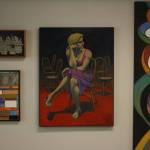 Pieces hang on the walls at the Kenai Art Center on Tuesday, May 31, 2022. (Camille Botello/Peninsula Clarion)