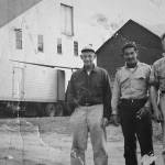 Kenai cannery owner Harold Daubenspeck, right, stands with Peter Kalifornsky, center, and an unidentified man. The photo, circa 1950s-1960s, was provided by the Facebook page A Work in Progress: Growing up on the Kenai.