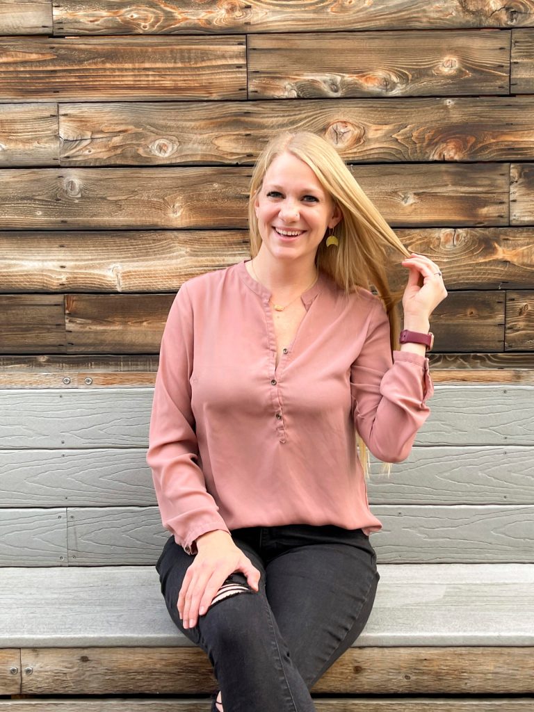 Tarryn Zerbinos poses for a photo taken in October 2021. (Photo courtesy of Grace Ridge Brewing)