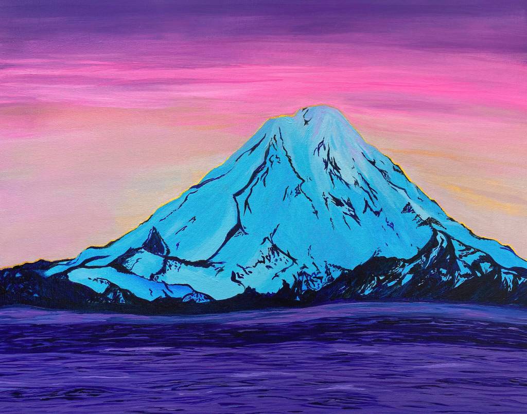 One of Tarryn Zerbinoss paintings on exhibit in June at Grace Ridge Brewery. (Photo provided)