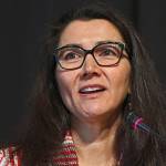 Mary Peltola, a Democrat seeking the sole U.S. House seat in Alaska, speaks during a forum for candidates, Thursday, May 12, 2022, in Anchorage, Alaska.Voters are whittling down the list of 48 candidates running for Alaskas only U.S. House seat, with the top four vote-getters in a special primary on Saturday, June 11, advancing to an August special election. (AP Photo/Mark Thiessen, File)