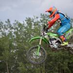 Soldotnas Zac Aragon rides in Alaska State Motocross Race 3 on Saturday, June 22, 2022, at Twin City Raceway in Kenai, Alaska. (Photo by Jeff Helminiak/Peninsula Clarion)