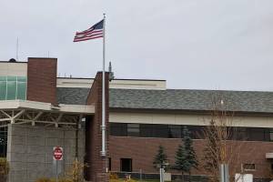 Central Peninsula Hospital is photographed on Oct. 19, 2021, in Soldotna, Alaska. (Peninsula Clarion file)