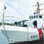 Michael S. Lockett / Juneau Empire 
The U.S. Coast Guard Cutter Reef Shark replaced the USCGC Liberty as the cutter for Sector Juneau earlier in June, stationed at Don D. Statter Harbor.