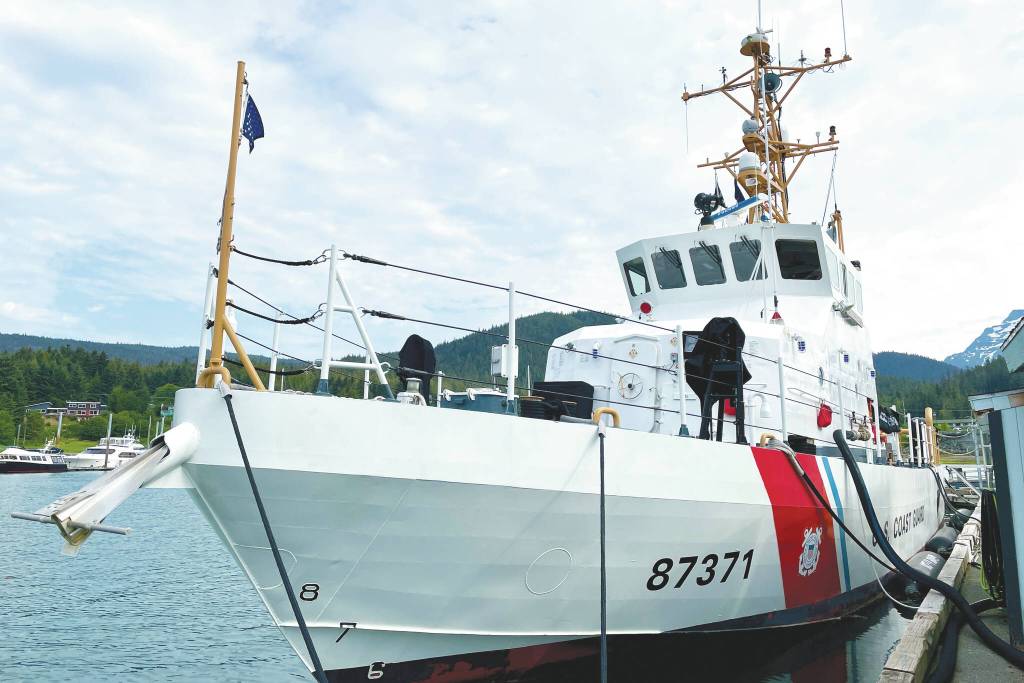Michael S. Lockett / Juneau Empire 
The U.S. Coast Guard Cutter Reef Shark replaced the USCGC Liberty as the cutter for Sector Juneau earlier in June, stationed at Don D. Statter Harbor.