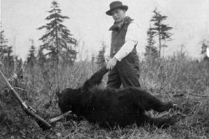 Frenchy Vian, who posed for many photographs of himself, was acknowledged as a skilled hunter. (Photo courtesy of the Viani Family Collection)