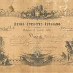 Image courtesy of the Viani Family Collection 
In 1887, Frenchy (born in Italy as Pietro Francesco Viani) earned this marksmans certificate as a member of the Italian military.
