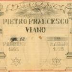 (Image courtesy of the Viani Family Collection
P.F. Frenchy Vian had been a Freemason since 1890. After he died in 1925, his nephew, Gìo, created this design, with Freemason symbols, for Frenchys headstone.