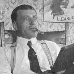 P.F. Frenchy Vian poses with a cigar and some reading material, probably circa 1920, in an unspecified location. (Photo courtesy of the Viani Family Collection)