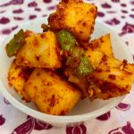 Unlike other kimchi that requires days of fermentation and hours of work, this can be made in less than one hour start to finish. (Photo by Tressa Dale/Peninsula Clarion)