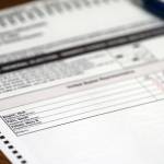 This photo shows a sample ballot for the Aug. 16 special general election to determine who will fill the months remaining on Don Youngs term in the U.S. House of Representatives. Alaskas longtime representative died in March. The three candidates vying to fill Youngs term are also among those running for a full two-year term and will appear on primary ballot the same day. (Ben Hohenstatt / Juneau Empire)