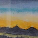 Perceived Depth, a painting by Pat Case from the Disability Pride Month show as seen on Friday, July 1, 2022, at Grace Ridge Brewing in Homer, Alaska. (Photo by Michael Armstrong/Homer News)