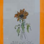 James Welchs In Return is part of the Disability Pride Month art show, as seen on Friday, July 1, 2022, at Grace Ridge Brewing in Homer, Alaska. (Photo by Michael Armstrong/Homer News)