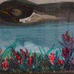 Sadie Millards Bishops is part of the Disability Pride Month art show, as seen on Friday, July 1, 2022, at Grace Ridge Brewing in Homer, Alaska. (Photo by Michael Armstrong/Homer News)