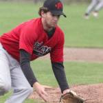 Peninsula Oilers pitcher Conner Kershaw fields a short ground ball against the Mat-Su Miners on Friday, July 15, 2022, at Hermon Brothers Field in Palmer, Alaska. (Photo by Jeremiah Bartz/Frontiersman)