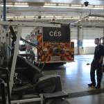 Central Emergency Services Fire Chief Roy Browning stands amid cardio equipment and firefighter lockers in the agencys vehicle bay on Tuesday, July 26, 2022, in Soldotna, Alaska. (Ashlyn OHara/Peninsula Clarion)