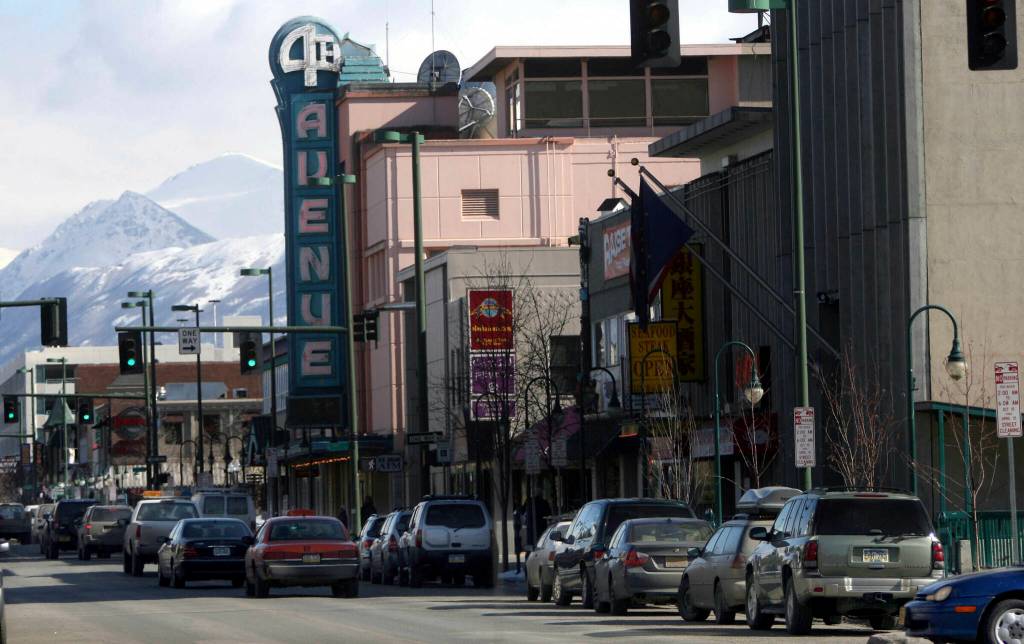 The 4th Avenue Theatre is seen in downtown Anchorage, Alaska, on March 29, 2006. Demolition will begin in August 2022 on the once-opulent downtown Anchorage movie theater designed by the architect of Hollywoods famed Pantages Theater. The 4th Avenue Theatre with nearly 1,000 seats opened in 1947, and it withstood the second most powerful earthquake ever recorded. (AP Photo/Al Grillo, File)