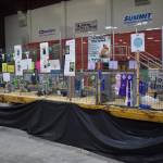 Award-winning rabbits on display at the 4-H Agriculture Expo in Soldotna, Alaska, on Aug. 5, 2022. (Jake Dye/Peninsula Clarion)