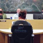 Ashlyn OHara / Peninsula Clarion
Soldotna Chamber of Commerce Executive Director Shanon Davis presents a quarterly update to the Soldotna City Council on Wednesday.