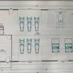 Floorplan of the new Tsalteshi Trail maintenance building. (Photo courtesy Tom Seggerman)