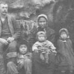 Alaska Digital Archives
George W. Palmer (left), the namesake for the city in the Matanuska Valley and the creek near Hope, poses here with his family in 1898 in the Knik area. Palmer became a business partner of Bill Dawson in Kenai in the last years of Dawsons life.