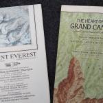Bradford Washburns maps produced by National Geographic. (Photo by David Merz)