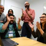 Mary Peltola celebrates her win in the U.S. after results are announced for the special election in which she won the race for Alaskas lone seat in the U.S. House of Representatives on Wednesday, Aug. 31, 2022, in Anchorage, Alaska. (Marc Lester/AP)