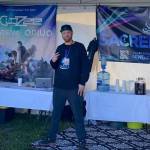 Festival producer Chris Miller at Salmonfest 2021 in Ninilchik. (Photo Courtesy David Stearns)