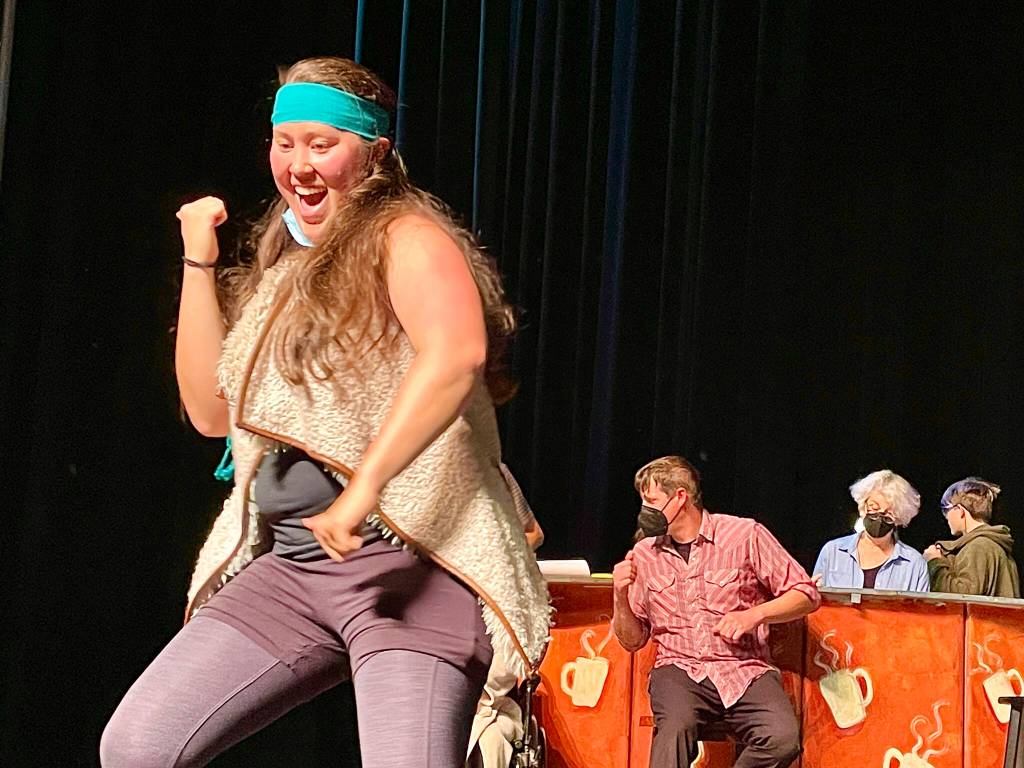 Soniyae Stephens Reid rehearses for Nice Moves, one of the Alaska World Arts Festival events for the festival starting Friday. (Photo provided)