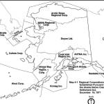 This map shows regional corporations established by the Alaska Native Claims Settlement Act in 1971. (Courtesy Photo | US National Park Service)