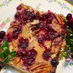 Sweet and tart cranberry pecan oat bars are photographed. (Photo by Tressa Dale/Peninsula Clarion)