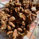 Candy pecans make a sweet snack to enjoy on excursions. (Photo by Tressa Dale/Peninsula Clarion)