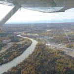 Aerial photo of the Kenai River in Alaska. (Photo by Dave Merz/FWS)
