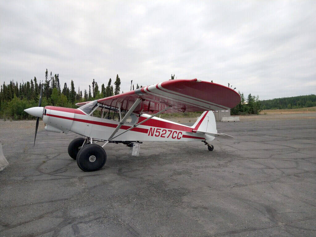 One of the planes used on remote sensing missions. (Photo by Dave Merz/FWS)